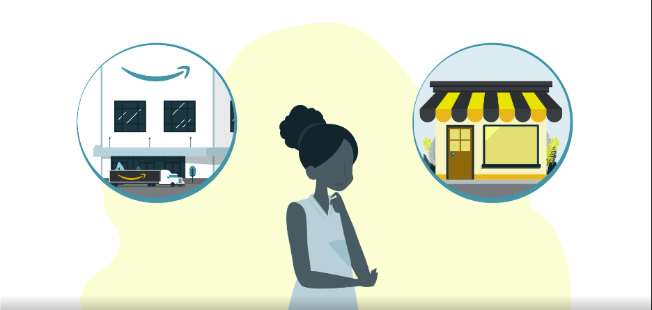 包含世界各地城市插图的视频缩略图