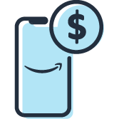 icon: mobile phones with seller app